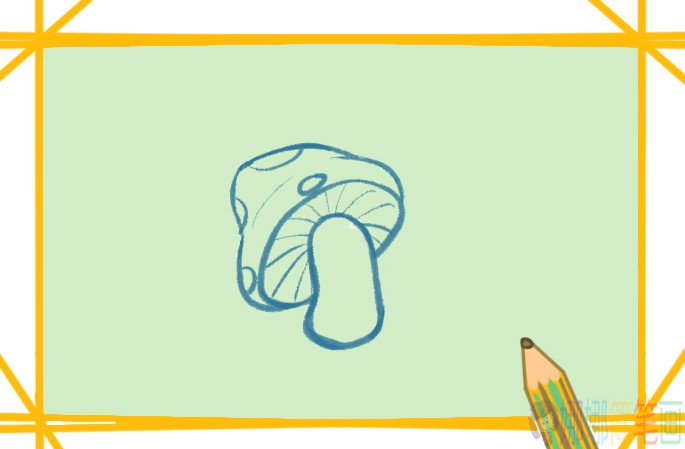 好看的小蘑菇简笔画-5