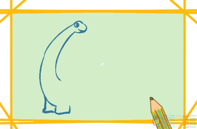 小学生恐龙动物简笔画-2