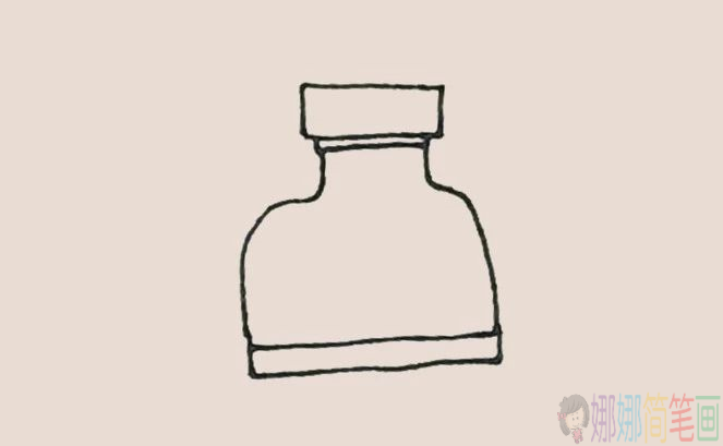 墨水瓶简笔画,墨水瓶怎么画-3