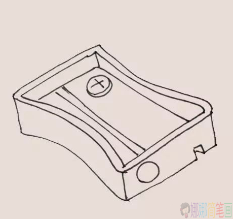 削笔刀简笔画,卷笔刀儿童画-6