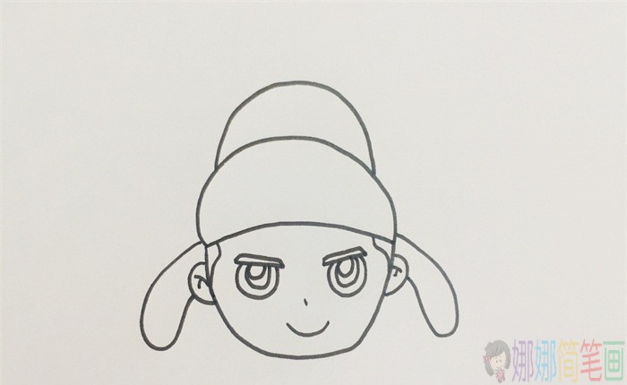 诗人李白简笔画-2