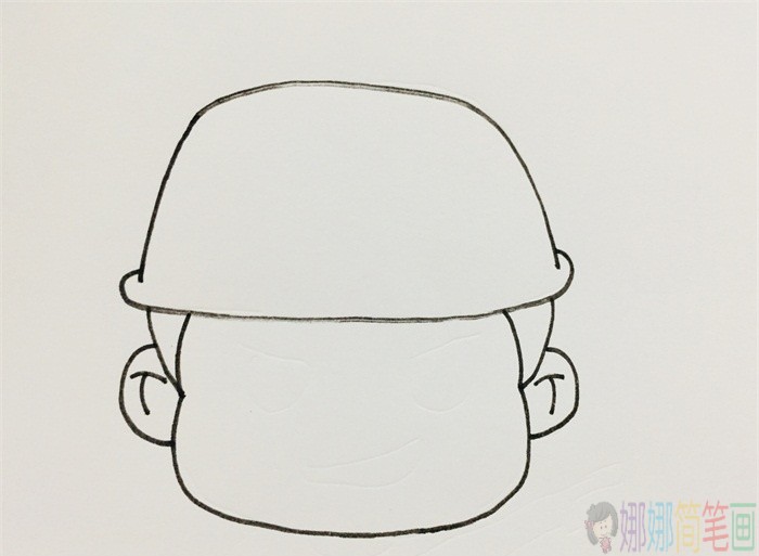 特种兵儿童简笔画-2