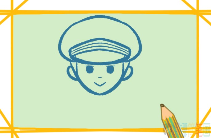 人民警察怎么画,警察叔叔简笔画-3