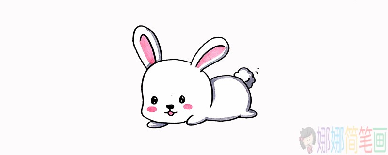 小白兔幼儿简笔画教学-1