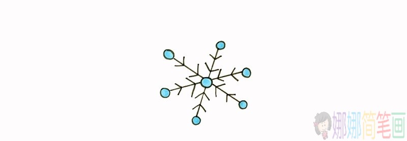 雪花简笔画图片大全-4