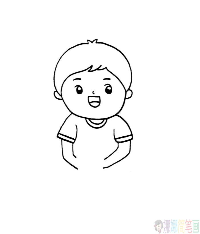预防新冠勤洗手简笔画-3