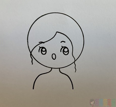 音乐老师简笔画,老师少儿简笔画画法-5