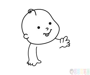 婴儿简笔画画法-5