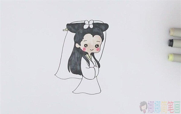 白娘子简笔画-1