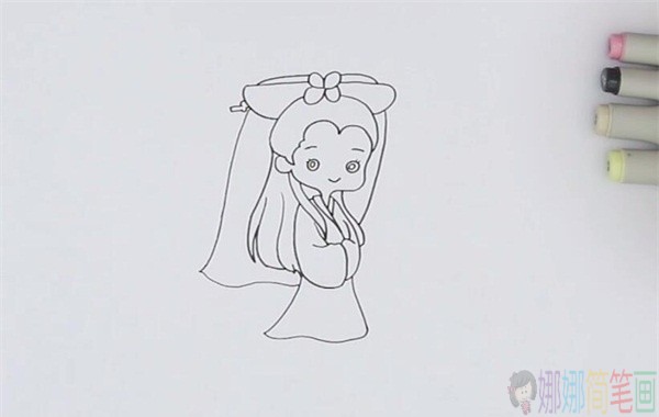 白娘子简笔画-2