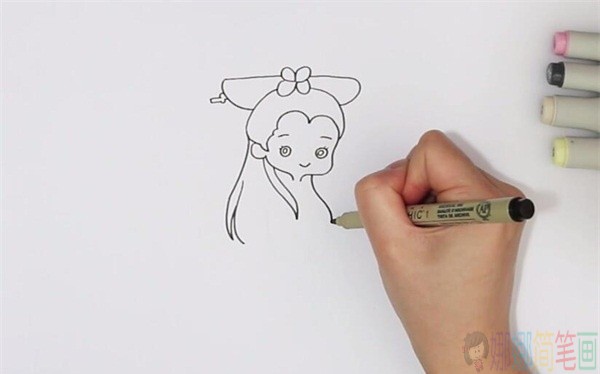 白娘子简笔画-4