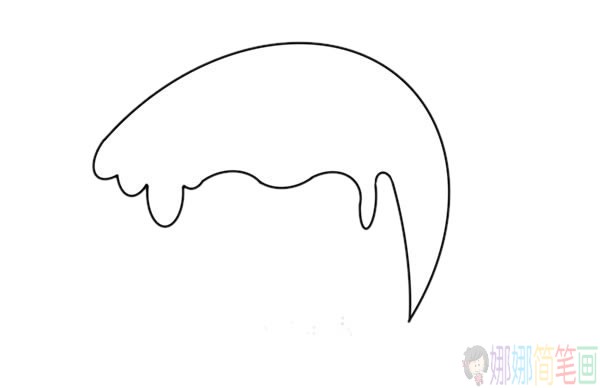 夹心蛋糕简笔画的画法步骤图片教程-2