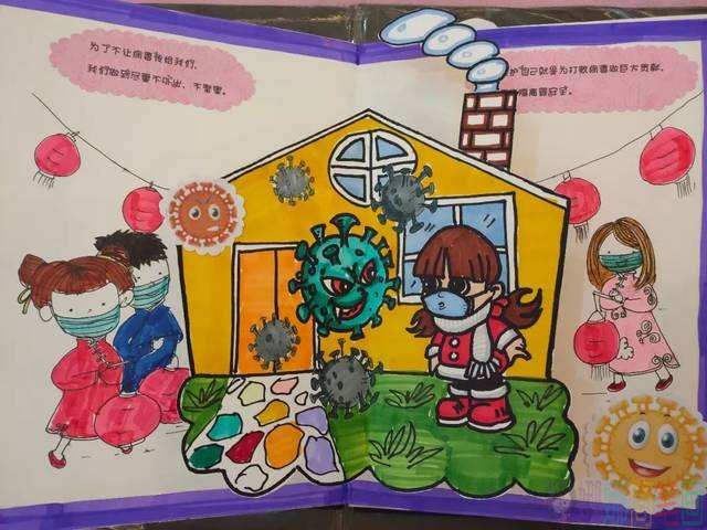 抗击新冠病毒科幻画-2
