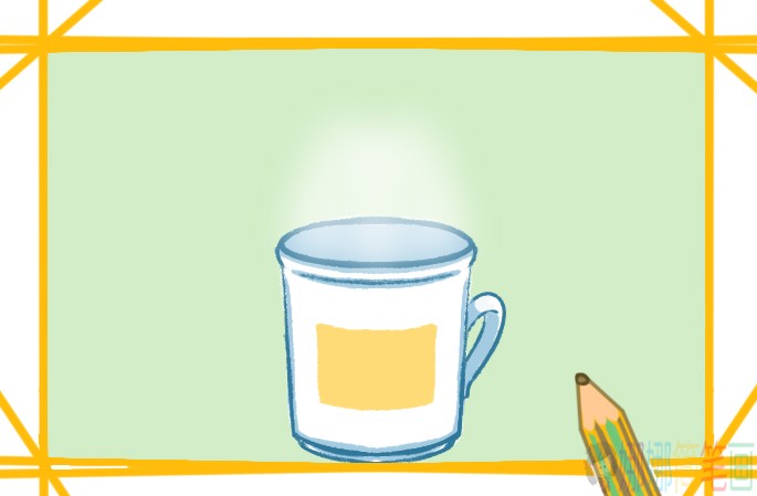 茶杯简笔画,生活物品简笔画-1