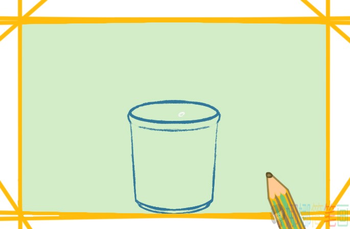 茶杯简笔画,生活物品简笔画-3