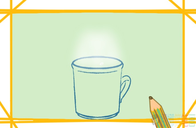 茶杯简笔画,生活物品简笔画-5