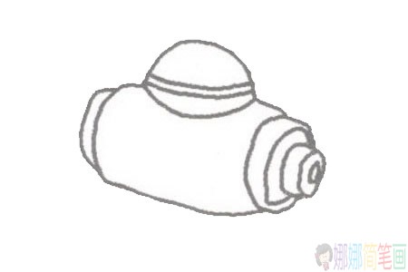 北斗卫星简笔画图片-2