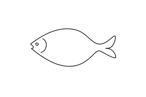 清蒸鱼简笔画-1