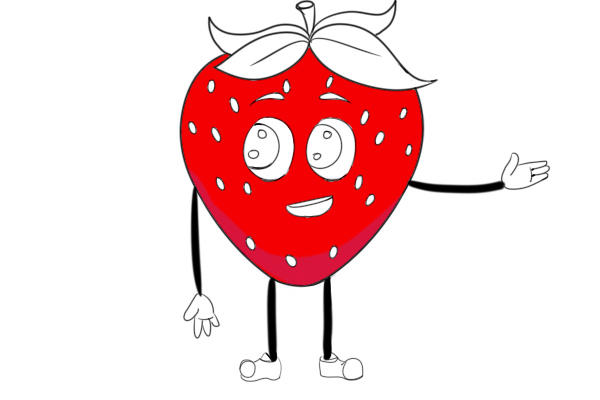 草莓简笔画-5