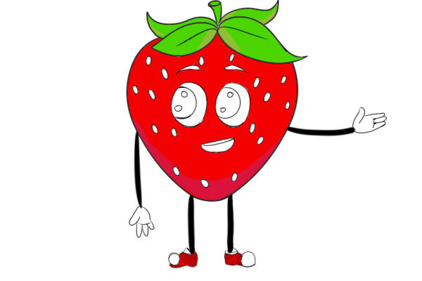 草莓简笔画-6
