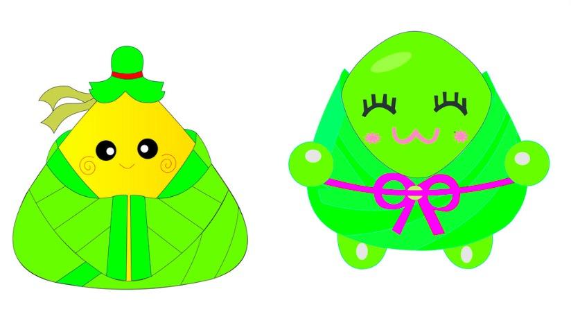 端午节棕子简笔画-2