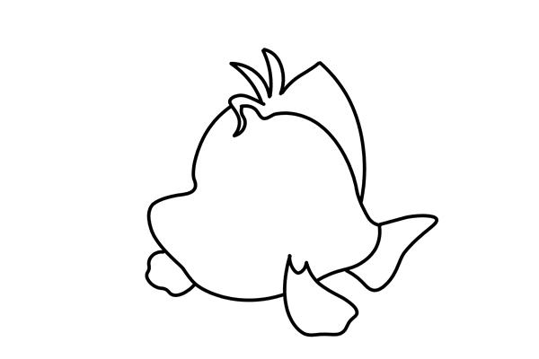 比目鱼简笔画-2