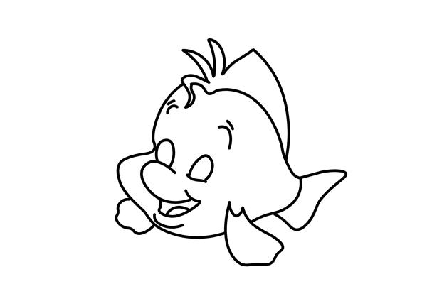 比目鱼简笔画-3