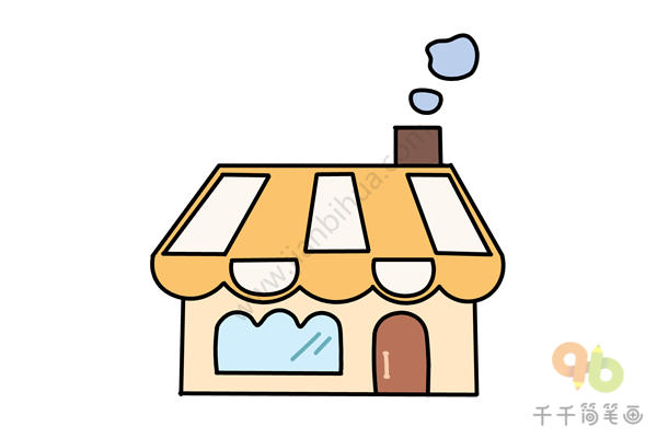 冰淇淋店简笔画-5