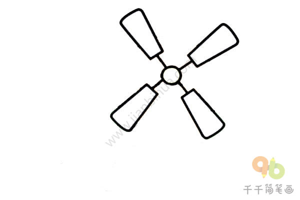 风车简笔画-1
