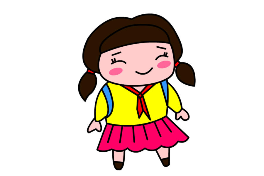 小学女生简笔画-5
