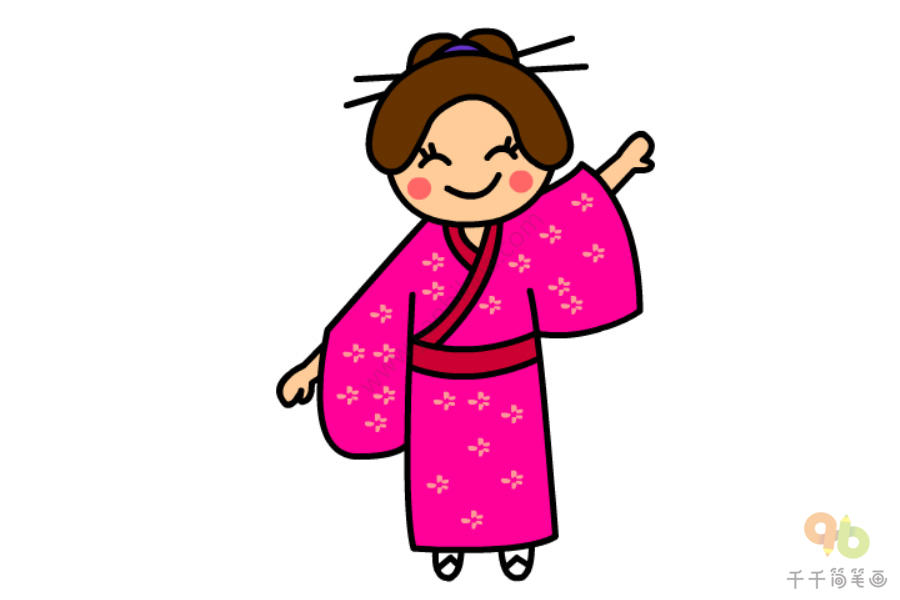 民族人物简笔画-5