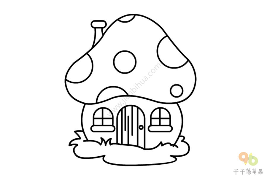 房子简笔画图片教程-4