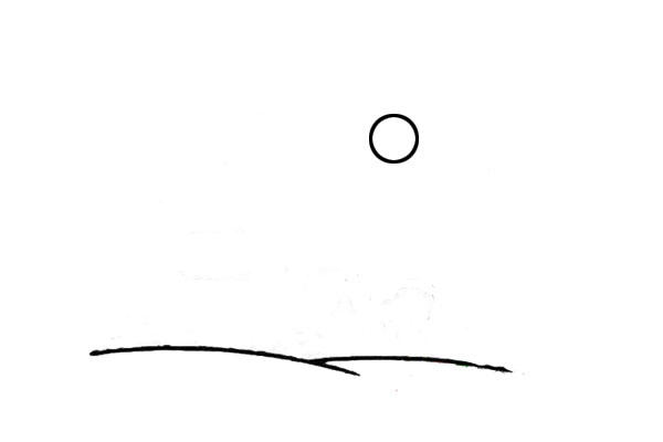 冬日里的房子简笔画-1