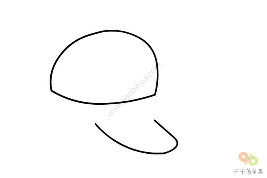 宇宙飞船简笔画-1
