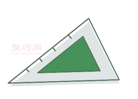 如何画三角尺最简单_一步一步教你画三角尺简笔画-5