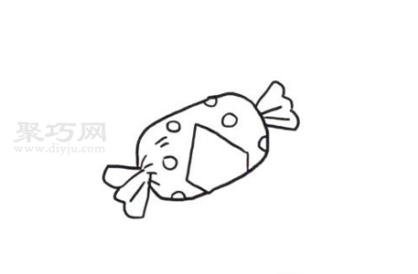 糖果怎么画最简单_来看糖果简笔画画法-1