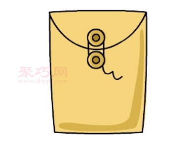 档案袋简笔画教程_小聚教你画档案袋-7