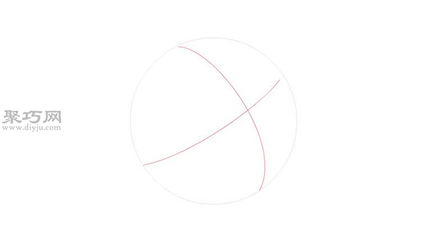 棒球图标画法步骤_教你画棒球画法-2