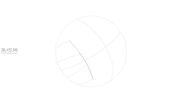 棒球图标画法步骤_教你画棒球画法-4