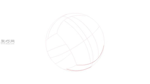 棒球图标画法步骤_教你画棒球画法-7