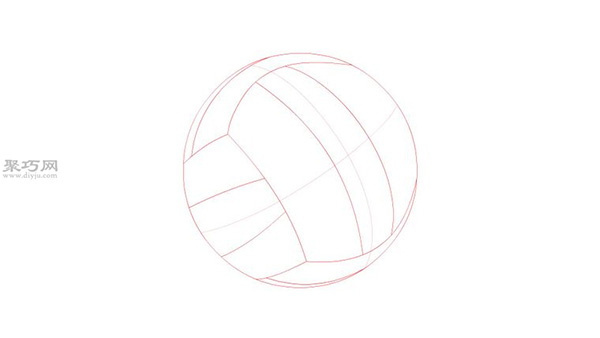 棒球图标画法步骤_教你画棒球画法-8