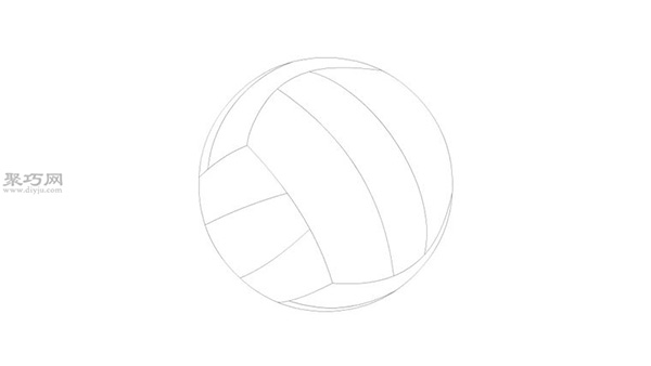 棒球图标画法步骤_教你画棒球画法-9