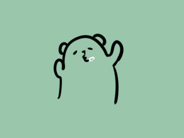 卡通白熊简笔画-3