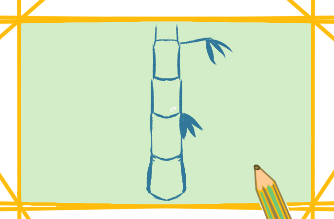 怎么画文雅的竹子-2