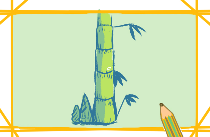 怎么画文雅的竹子-5