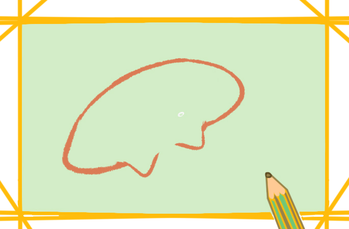 可怕的魔鬼鱼简笔画-1