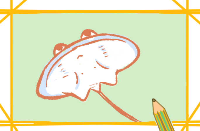 可怕的魔鬼鱼简笔画-5