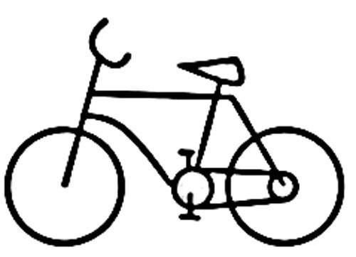 怎么画自行车-1