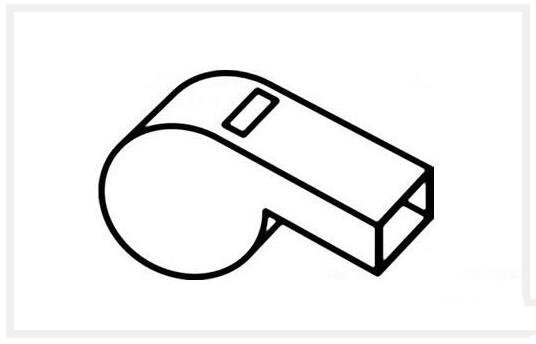 可爱简洁的哨子怎么画-2