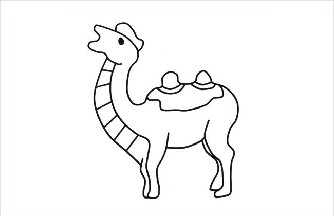 骆驼简笔画图片-1